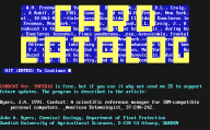CardCat Opening Screen